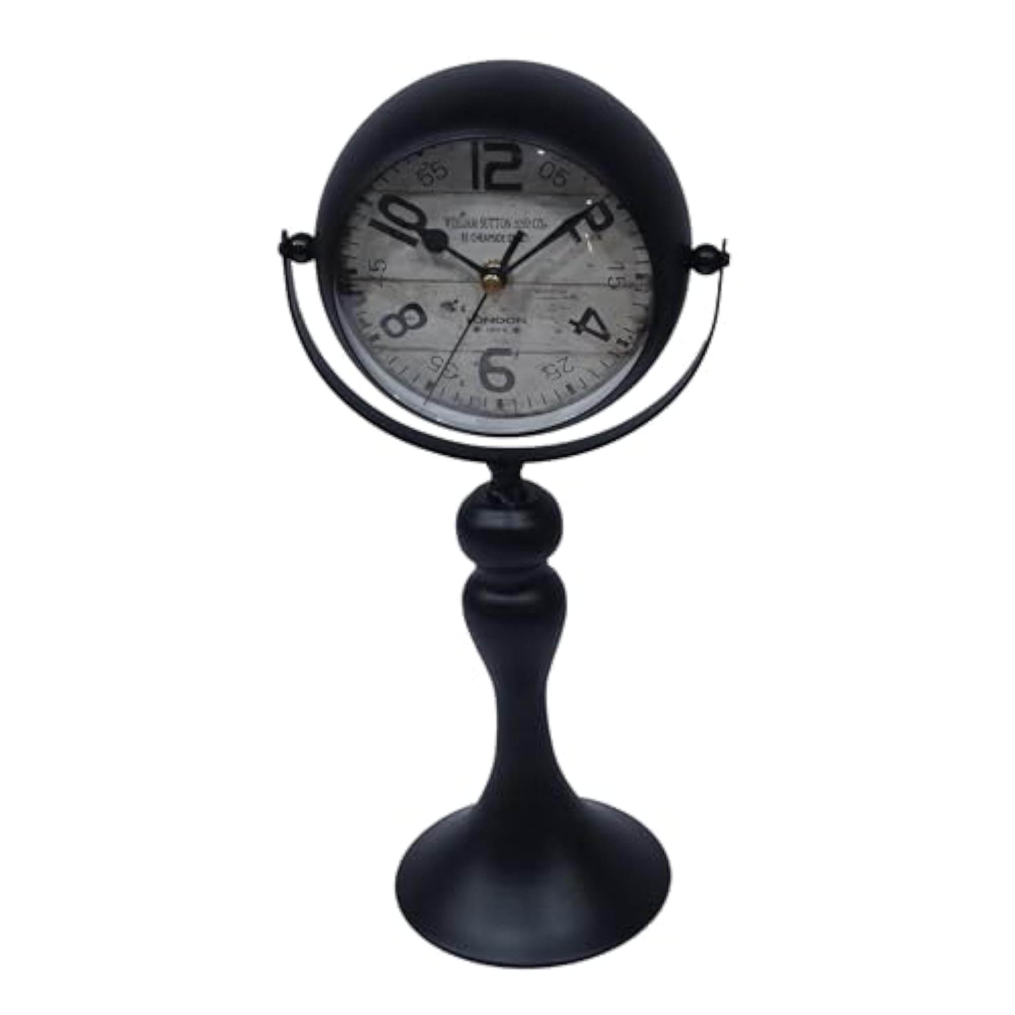 Antique Table Clock Showpieces, Metal Antique Clock